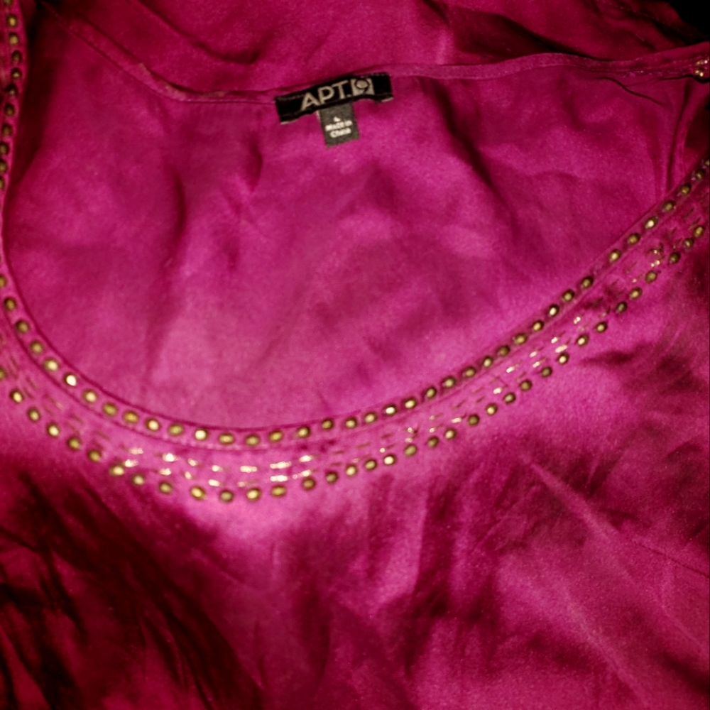 Silk sleevless Apt9 dress Shirt